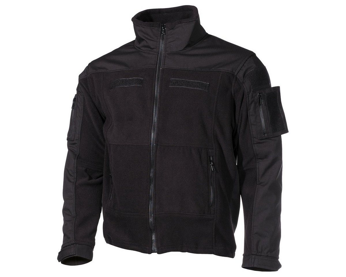 MFH Outdoorjacke Trekking Fleece-Jacke, "Combat", schwarz von MFH