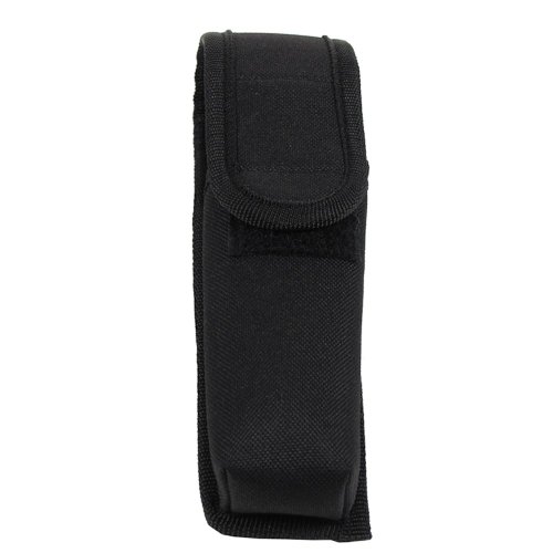 MFH Taschenlampenholster aus Nylon 23 x 5,5 x 3,5 cm Holster Lampenetui (Schwarz) von MFH