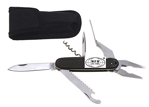 MFH Taschenmesser, BW Style Oliv, mit Zange und Etui MFH Taschenmesser, BW Style Oliv, mit Zange und Etui von MFH