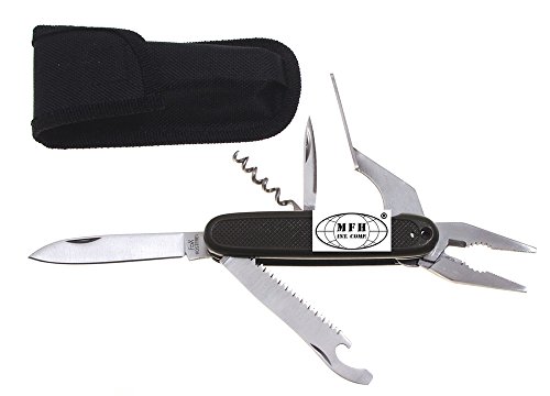 MFH Taschenmesser, BW Style Oliv, mit Zange und Etui von MFH