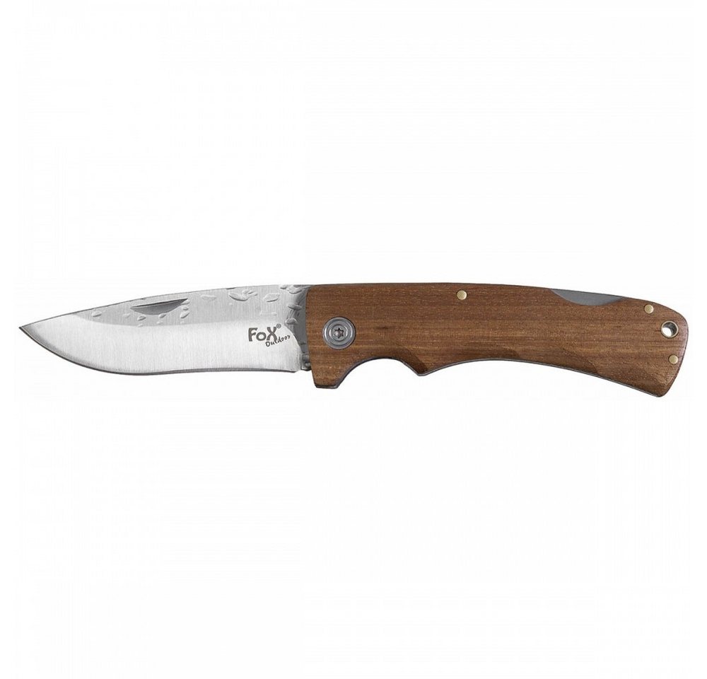 MFH Taschenmesser FoxOutdoor Klappmesser mit Holzgriff und Back-Lock. MFH Taschenmesser FoxOutdoor Klappmesser mit Holzgriff und Back-Lock. von MFH