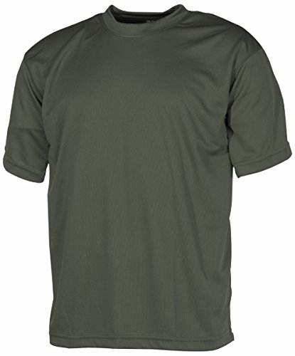 MFH US Army Tactical T-Shirt Taktisches Shirt Tarnschirt Kurzarm Rundhals Herrenshirt (Oliv/L) von MFH