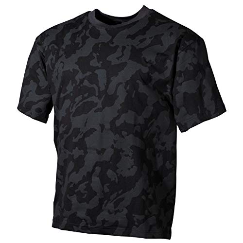 MFH US T-Shirt, halbarm,170 g/m² (DE/NL/SE/PL, Alphanumerisch, 4XL, Regular, Regular, Night-camo) MFH US T-Shirt, halbarm,170 g/m² (DE/NL/SE/PL, Alphanumerisch, 4XL, Regular, Regular, Night-camo) von MFH