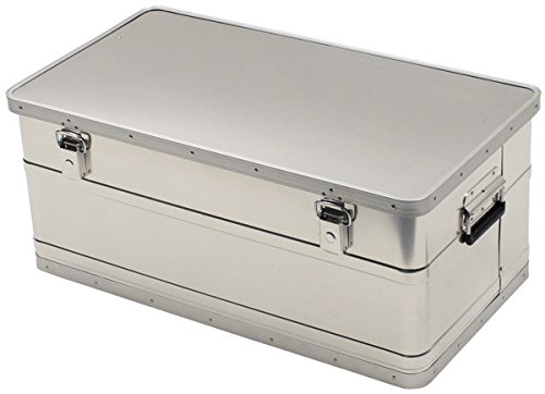 MFH wasserdichte Transportkiste Aluminiumkiste Werkzeugkuste Box Alubox Kiste (100 Liter) von MFH