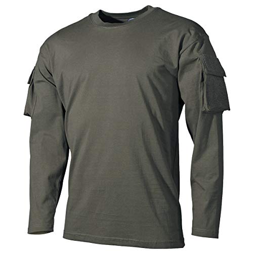 MFH US Mit Ärmeltaschen Langarm-Shirt - OD Green Größe XL MFH US Mit Ärmeltaschen Langarm-Shirt - OD Green Größe XL von MFH