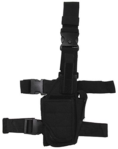 Pistolenbeinholster, schwarz, verstellbar, rechts Pistolenbeinholster, schwarz, verstellbar, rechts von MFH