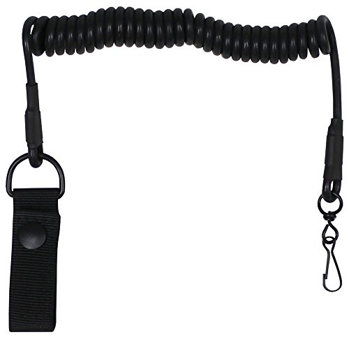 Sicherheitsband für Pistole, schwarz, mit Karabiner Sicherheitsband für Pistole, schwarz, mit Karabiner von MFH