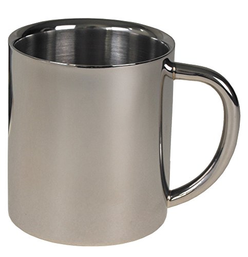 Tasse Edelstahl doppelwandig 0,25L Tasse Edelstahl doppelwandig 0,25L von MFH
