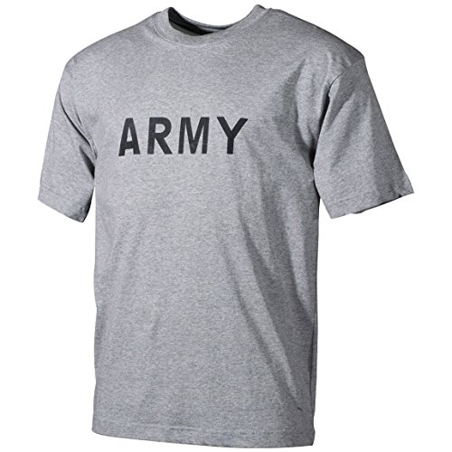 MFH Herren T-Shirt grau mit Armee Drucken Größe L MFH Herren T-Shirt grau mit Armee Drucken Größe L von MFH