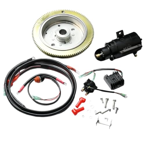 MFHgLKT Elektrostarter-Kit, kompatibel mit T85 2-Takt-85-PS-Außenbordmotor-Bootsmotorteilen von MFHgLKT