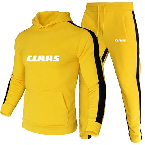 MGDQHT Herren Trainingsanzug CL_AAS Jogginganzug Sweatshirt Kapuzenpullover + Hose Set 2-teiliger Langarm Kapuzenjacke Hoodie Sportanzug von MGDQHT