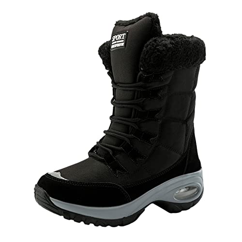 Barfußschuhe Herren Wasserfest rutschfeste Winterschuhe Fashion Casual Barfussschuhe Sports Outdoor Schneestiefel Warm Boots Gefüttert Regenschuhe von MGSFGlk