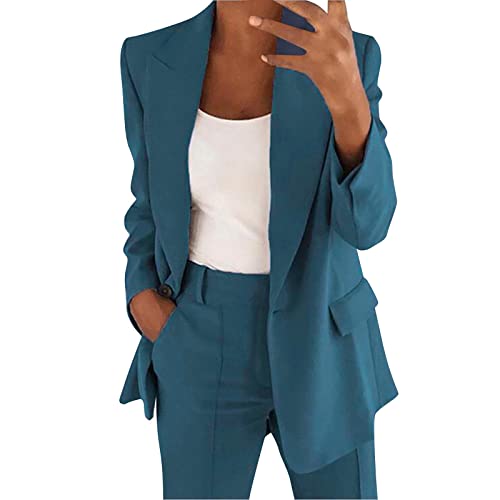 Blazer Damen Elegant Schwarzes Elegante Jackett Festliche Casual Anzugjacke Stretch Oversized Sportlich Regular Anzug Freizeit Slim Fit Party Langarm Anzugjacken von MGSFGlk