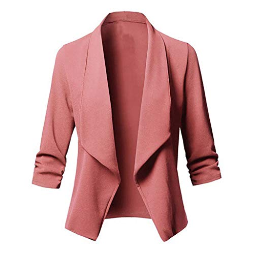 Blazer Damen Sportlich Casual Slim Fit Anzug Schwarzes Festliche Anzugjacke Elegante Freizeit Regular Jackett Stretch Oversized Party Langarm Anzugjacken von MGSFGlk