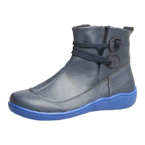 Chelsea Boots Damen Outdoor Elegant Reitstiefel Arbeitsstiefel rutschfeste Bequeme Gummistiefel Trekking Leichte Mode Stiefel Freizeitstiefel Lässig Winterstiefel von MGSFGlk