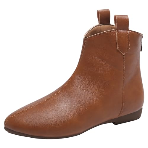 Damen Chelsea Boots Outdoor Wasserdicht Winterstiefel Walkingstiefel rutschfeste Leichte Gummistiefel Freizeitstiefel Kurz Stiefeletten Lässig Arbeitsstiefel von MGSFGlk