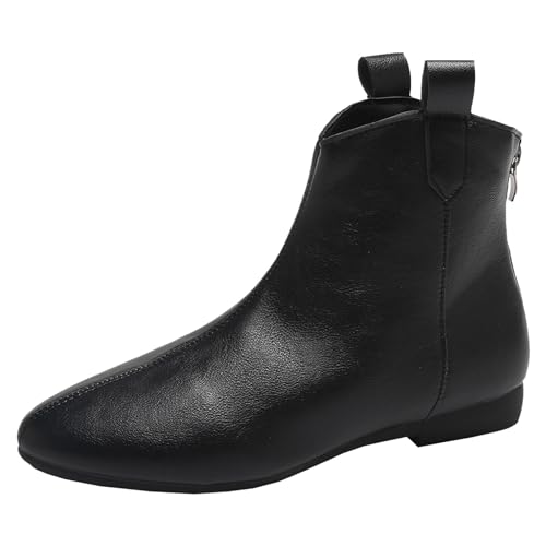 Damen Chelsea Boots Outdoor Wasserdicht Winterstiefel Walkingstiefel rutschfeste Leichte Gummistiefel Freizeitstiefel Kurz Stiefeletten Lässig Arbeitsstiefel von MGSFGlk