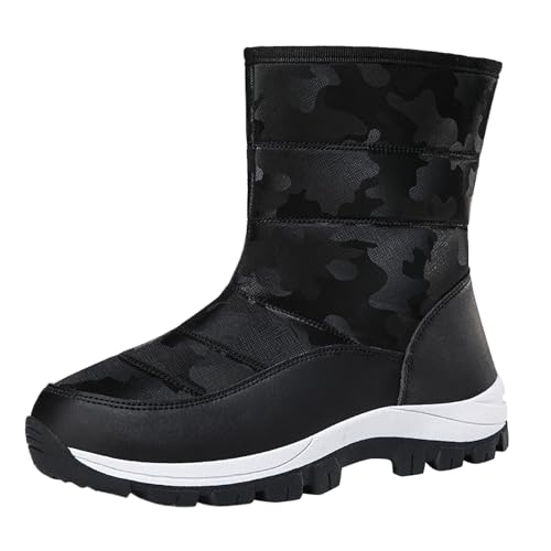 Damen Schneestiefel Warm Winter Walkingschuhe Winterstiefel Mode rutschfest Schuhe Winterboots Atmungsaktiv rutschfeste Wasserfeste Stiefel Trekking Trainingsschuhe von MGSFGlk