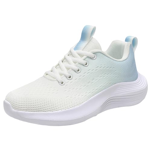 Damen Sneaker Damenschuhe Leichte Schuhe Turnschuhe Schnürung rutschfest Tennisschuhe Arbeitsschuhe Lässig Bequem Laufschuhe Walkingschuhe rutschfeste Elegant Hallenschuhe Damen-Laufschuhe von MGSFGlk