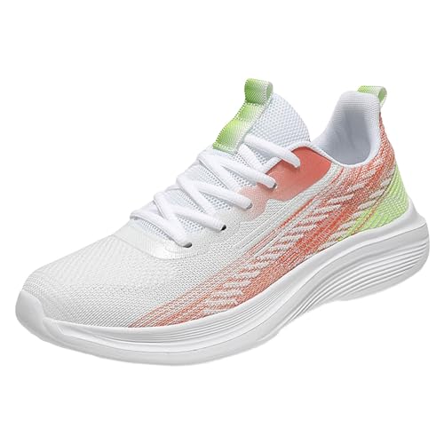 Damen Sneaker Elegant rutschfeste Trekking Turnschuhe Atmungsaktiv Mode Damen-Laufschuhe Schuhe Damenschuhe Schnürung Laufschuhe Tennisschuhe rutschfest Lässig Sportschuhe Joggingschuhe von MGSFGlk