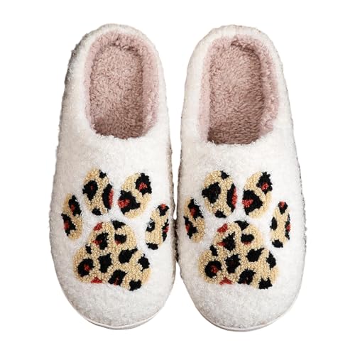 Hauspantoffeln Damen Moden Weiche Frauen Winter Hausschuhe rutschfest Casual Gäste Slippers Flauschige Plüsch Spantoffeln Bade Bequem Lässig Krankenhaus Schuhe Hochwertig von MGSFGlk