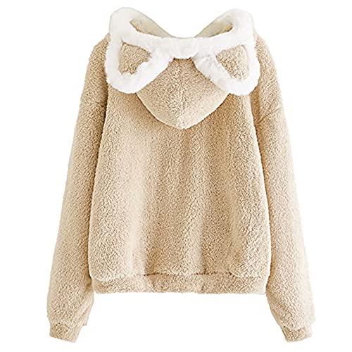 Pullover Damen elegant, Hoodie Damen Schwarz Freizeit Oberteile Langarm Outdoor Hausanzug Atmungsaktiv Y2k Sweatjacke Sportlich Sweatshirt Kapuzenjacke Baggy Longshirt von MGSFGlk