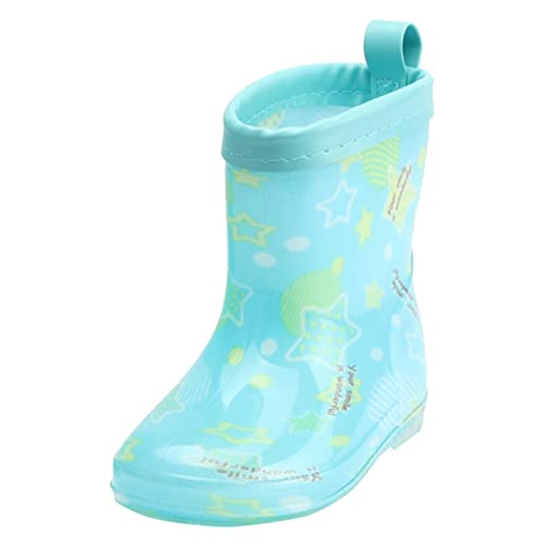 Regenstiefel Kinder Ganzjahres Mädchen Regen Boots Gummistiefel Bequem wasserdichte Walkingschuhe Stiefeletten Mode rutschfest Schuhe Regenstiefelette Trekking Regenschuhe von MGSFGlk