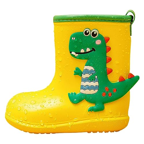 Regenstiefel Kinder Kleinkind Bequem Walkingschuhe Schuhe Lässig Leichte Regenschuhe Regenstiefelette Mädchen Outdoor Regen Boots Stiefeletten Jungen Gummistiefel von MGSFGlk