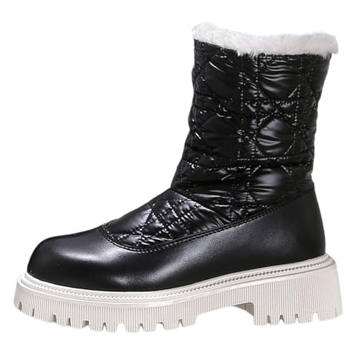 Schneestiefel Damen Warm Winter Arbeitsschuhe Walkingschuhe rutschfest Mode Schuhe Winterstiefel Elegant Bequem Wanderschuhe Winterschuhe Outdoors Trainingsschuhe von MGSFGlk