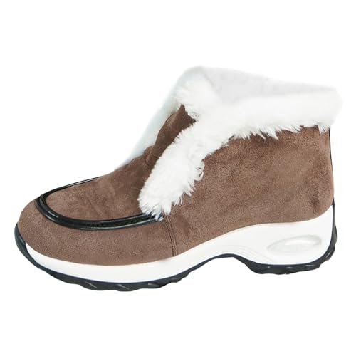 Schneestiefel Für Damen Warm Winter Winterstiefel Wasserfeste Stiefel Elegant rutschfest Winterschuhe Schuhe Outdoors Lässig Trainingsschuhe Bequem Walkingschuhe von MGSFGlk