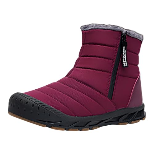 Schneestiefel Für Damen Winter Warm Schuhe Wanderschuhe Bequem Mode Wasserfeste Stiefel Leichte Atmungsaktiv Winterstiefel Arbeitsschuhe rutschfest Trainingsschuhe von MGSFGlk