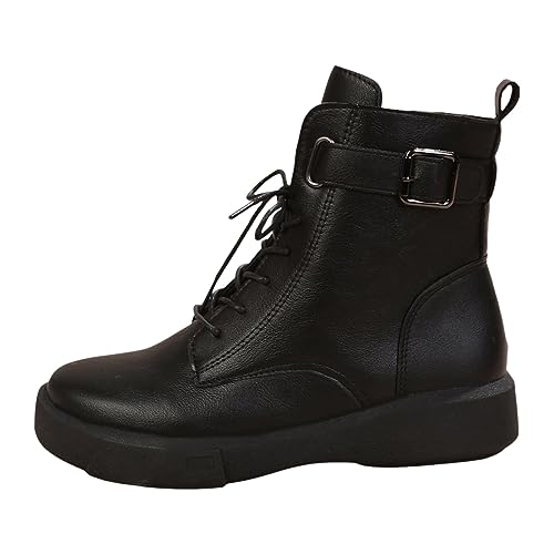 Schnürstiefel Für Damen Mode Damenschuhe Winterschuhe Trainingsschuhe rutschfest Elegant Schuhe Schneeschuhe Lässig Atmungsaktiv Winterboots Wanderschuhe Warm Walkingschuhe von MGSFGlk