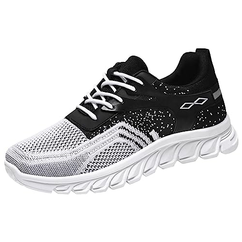 Schnürung Herren Sneakers Herrenschuhe Mode Turnschuhe Hallenschuhe Leichte rutschfeste Trainingsschuhe Schuhe Bequem Elegant Herren-Laufschuhe Arbeitsschuhe Atmungsaktiv Walkingschuhe Trekking von MGSFGlk