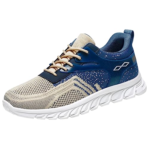 Schnürung Herren Sneakers Herrenschuhe Mode Turnschuhe Hallenschuhe Leichte rutschfeste Trainingsschuhe Schuhe Bequem Elegant Herren-Laufschuhe Arbeitsschuhe Atmungsaktiv Walkingschuhe Trekking von MGSFGlk