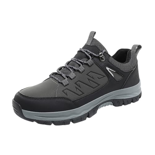 Schnürung Herren Sneakers rutschfest Atmungsaktiv Arbeitsschuhe Walkingschuhe Herrenschuhe Leichte Hallenschuhe Laufschuhe Elegant Bequem Turnschuhe Joggingschuhe rutschfeste Tennisschuhe Trekking von MGSFGlk