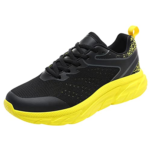 Schnürung Herren Sneakers rutschfest Elegant Herren-Laufschuhe Trekking rutschfeste Atmungsaktiv Hallenschuhe Sportschuhe Leichte Joggingschuhe Walkingschuhe Bequem Herrenschuhe Turnschuhe Laufschuhe von MGSFGlk