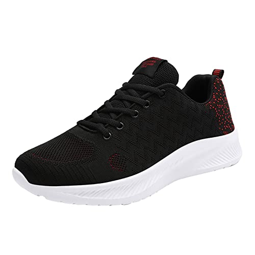 Sneaker Herren Elegant rutschfest Trainingsschuhe Hallenschuhe Leichte Atmungsaktiv Sportschuhe Joggingschuhe Lässig Mode Arbeitsschuhe Laufschuhe Bequem Schnürung Turnschuhe Schuhe von MGSFGlk