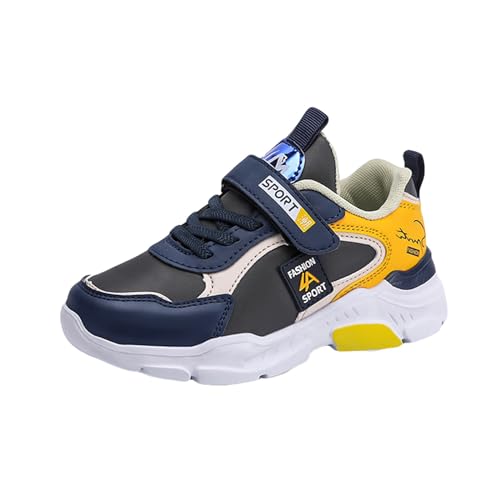 Sportschuhe Für Jungen Ganzjahres Bequem Trainingsschuhe Joggingschuhe Klettverschluss rutschfest Walkingschuhe Hallenschuhe Kinder Leichte Lässig Schuhe Turnschuhe Mode Outdoor Mädchen von MGSFGlk