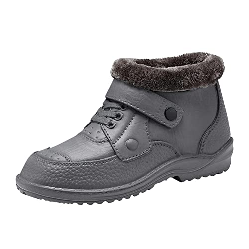 Winterschuhe Herren Wasserdicht Sports Casual Outdoor Wasserfest Schneestiefel rutschfeste Fashion Barfussschuhe Warm Boots Gefüttert Regenschuhe von MGSFGlk