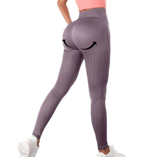 Yoga Hose Damen Stretch Casual Sporthose Sport Hosen High Waist Outdoor Leggins Fitnesshose Lang Bequeme Festival Leggings Leicht Fashion Sporthosen Sportleggins von MGSFGlk