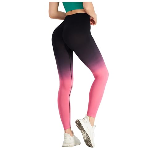 Yoga Hose Damen Stretch High Waist Sportleggins Leggins Training Outdoor Sport Hosen Sporthosen Casual Traininghose Fitnesshose Bequeme Leicht Sporthose Laufhose von MGSFGlk