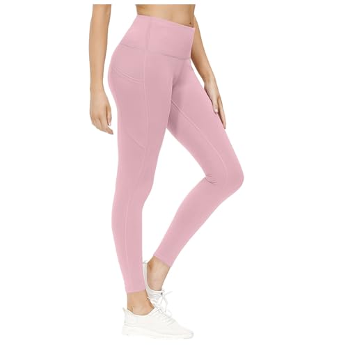 Yoga Pants Damen Stretch Leicht Sportleggins Leggins Casual Bequeme Trekkinghose Traininghose High Waist Fashion Sport Leggings Festival Hose Training Laufhose Sporthose von MGSFGlk