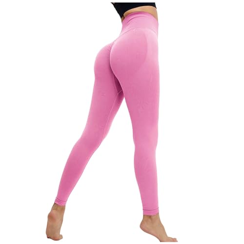 Yogahose Damen Stretch Lang Trekkinghose Sporthose Leicht Sport Leggins Festival Hose Outdoor High Waist Sporthosen Traininghose Bequeme Training Hosen Leggings von MGSFGlk