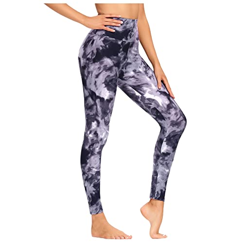 Yogahose Für Damen Casual High Waist Sporthosen Sporthose Stretch Leicht Sportleggins Sport Leggings Fashion Training Traininghose Bequeme Outdoor Fitnesshose Freizeithose von MGSFGlk