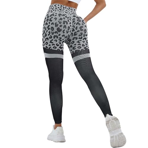 Yogahose Für Damen Casual Training Sportleggins Sport Hosen Stretch Fashion Fitnesshose Trekkinghose Outdoor Leicht Freizeithose Sporthosen Lang High Waist Sporthose Leggins von MGSFGlk