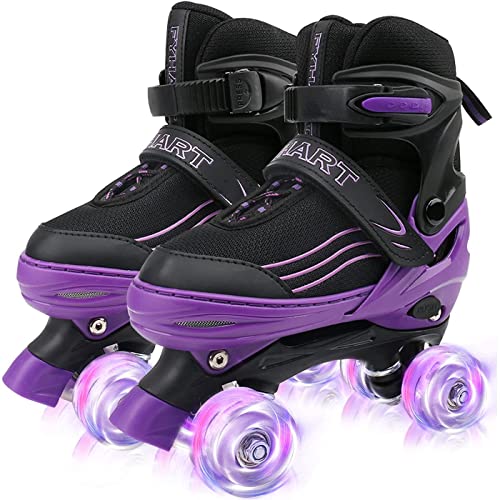 MGYZM Rollschuhe für Mädchen Jungen Einstellbare Kinder Rollschuhe mit leuchtenden Rädern, Spaß Beleuchtung für Jungen Mädchen, Rollschuhe für Kinder, geeignet für den Innen- und Außenbereich, klein MGYZM Rollschuhe für Mädchen Jungen Einstellbare Kinder Rollschuhe mit leuchtenden Rädern, Spaß Beleuchtung für Jungen Mädchen, Rollschuhe für Kinder, geeignet für den Innen- und Außenbereich, klein von MGYZM
