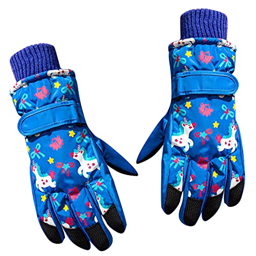 MHADBKH Kinder Fäustlinge Skifahren Snowboarden Handschuhe Outdoor Handwärmer Kleidung Zubehör Kind Wandern Radfahren Handschuhe von MHADBKH