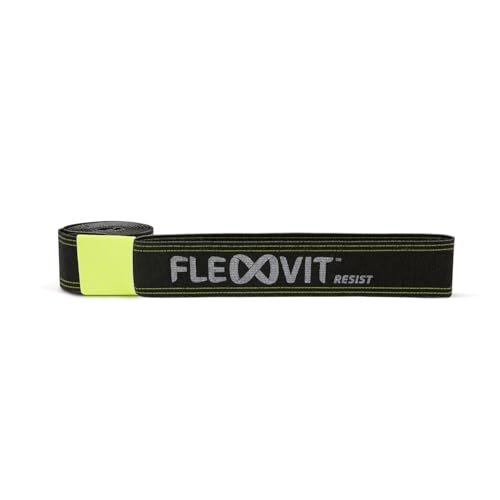 FLEXVIT Resist Fitnessband Extrem Schwarz - Fitnessbänder für effektives Ganzkörpertraining, HIT, Koordination, Stabilisierung und Sprungkraft, 4 Stärken, Anfänger und Profis, Waschbar FLEXVIT Resist Fitnessband Extrem Schwarz - Fitnessbänder für effektives Ganzkörpertraining, HIT, Koordination, Stabilisierung und Sprungkraft, 4 Stärken, Anfänger und Profis, Waschbar von FLEXVIT