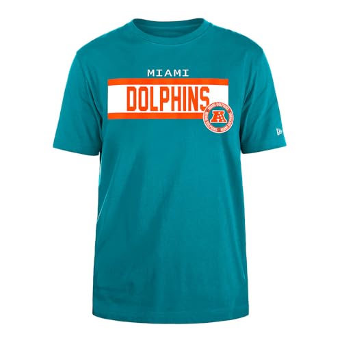 MIAMI DOLPHINS Unisex NFL Regular High Density Ink Screenprint Front Graphic Original Team Color T-Shirt, Turquoise, L EU MIAMI DOLPHINS Unisex NFL Regular High Density Ink Screenprint Front Graphic Original Team Color T-Shirt, Turquoise, L EU von MIAMI DOLPHINS
