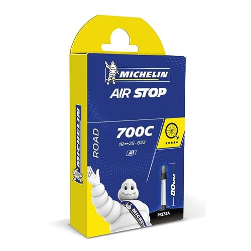 Michelin Airstop Fahrradschlauch, schwarz, 37/47-490/507 von MICHELIN